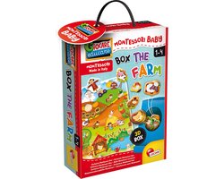 Lisciani MONTESSORI BABY BOX THE FARM - Układanka farma