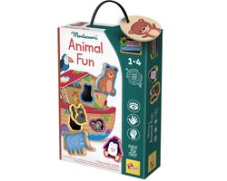 Lisciani - Montessori Baby - houten animal fun