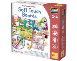 Lisciani montessori baby soft touch boards