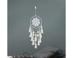 LISM-Dromenvanger woondecoratie, eenvoudige wandhanger met kwastjes.