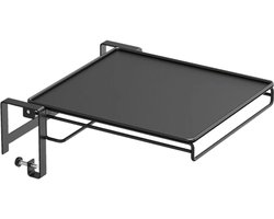 LISM-Opklapbare wandtafel | Hangende opklapbare werkbank, zwevende tafel Geschikt voor kleine ruimtes | Geschikt voor wasruimtes, balkons, slaapkamers en campingappartementen (zwart)