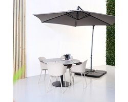 Lisomme Bente ronde tuintafel grijs - Ø 113 cm