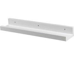 Lisomme Liv houten wandplank wit - 50 x 10 cm