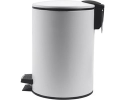 Lisomme Megan prullenbak wit - 3 liter
