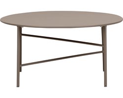 Lisomme Mila metalen tuin salontafel taupe - Ø70 cm