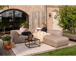 Lissabon/Toronto Sunbrella (Sit&Heat) verwarmde loungeset - Taupe
