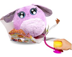 Little Biggies - Fantasy Konijn - opblaasbare pluchen knuffelbal - Paars - 3+ Jaar
