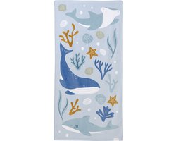 Little Dutch badlaken - strandlaken Ocean Dreams Blauw 60x120cm