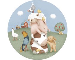 Little Dutch Behangcirkel - Little Farm 100 cm
