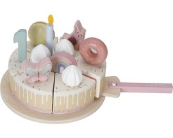 Little Dutch Houten verjaardagstaartje Pink FSC