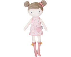 Little Dutch Little Pink Flowers Knuffelpop - Rosa - 35 cm