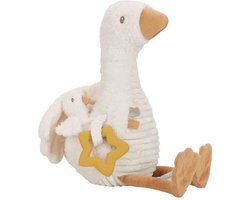 Little Dutch Newborn Naturals Activiteitenknuffel Little Goose