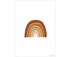 Little Dutch Poster - Maat A3 - Poster Kinderkamer Jongens & Meisjes - Rust, Oranje - Essentials
