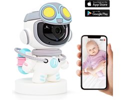 Little Immi - Babyfoon met camera en app - 1080HD - Video opname & Audio optie - Babymonitor met bewegingsdetectie -