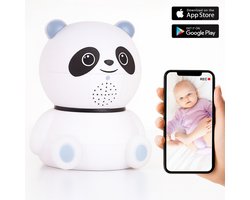 Little Immi – Babyfoon met Camera en App – HD 1080p Nachtzicht & Bewegingsdetectie – Baby Monitor – Baby Camera – Uniek Design (Teddybeer / Panda / Draak / Astronaut)