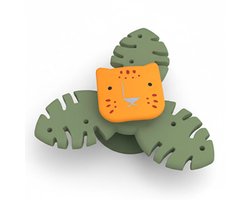 Little L - Baby speelgoed zuignap tijger spinner - Groen