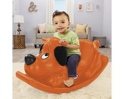 Little Tikes - Rocking Puppy - Schommelwip - Wipwap Voor Binnen en Buiten - Oranje