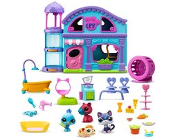 Littlest Pet Shop – Het Grote Deluxe Pet Shop Huis – Speelset met 4 Pet Shops Inbegrepen en + 20 Accessoires – Verzamelbare Mini-diertjes – Kinderspeelgoed 4 jaar en + – BF00596