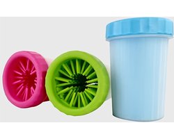 Livano Hondenpoten Reiniger - Hondenpoten Schoonmaken - Honden Verzorging - Potenreiniger Hond - Poot Reiniger - Draagbaar - Groen - Maat M