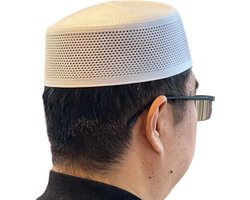 Livano Kufi - Gebedshoed - Islam - Alhamdulillah - Islamitische Kleding - Moslim Kleding - Beige