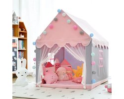 Livano Speeltent - Meisjes - Jongens - Pop Up - Speelhuis - Speelhuisje Voor Binnen - Roze