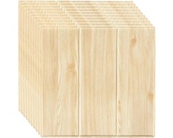Livano Wandpaneel - Zelfklevend - Wandpanelen - Woonkamer - Badkamer - Houtnerf - 20 Stuks - 35x35cm