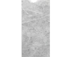 Livano Wandpaneel - Zelfklevend - Wandpanelen - Woonkamer - Badkamer - Kasteel Grijs - 10 vellen