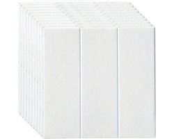Livano Wandpaneel - Zelfklevend - Wandpanelen - Woonkamer - Badkamer - Wit - 20 Stuks - 35x35cm