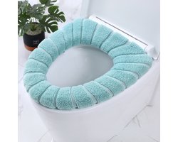 Livano Wc Bril Hoes - Toiletbril Cover - Toiletbril - Wc Deksel - Wasbaar - Verwarmde Wc Bril - (Niet Elektrisch) - Warm - Groen