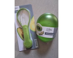 Livarno home Advocaat snijder en Advocaat bewaardoos - 2-delig - Groen