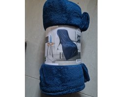 Livarno home Deken - 150 x 200cm - 100% Polyester - Blauw