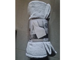 Livarno home Deken - 150 x 200cm - 100% Polyester - Grijs