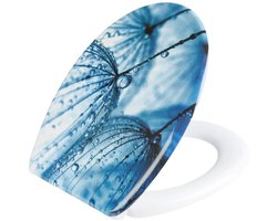 Livarno home Toiletbril - Wc bril - Met Print - Soft-close Functie - Geschikt voor bijna alle Gangbare wc's