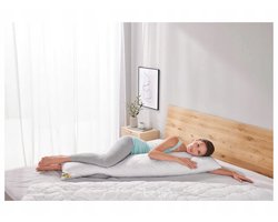 LIVARNO Home Zijslaper Kussen 40x145 cm - Comfort & Hygiëne