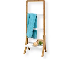 Livarno living Handdoekhouder Bamboe 40x104x28cm