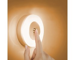 Livé® LED Wandlamp – Warm Licht met Touchbediening & USB Oplaadbaar