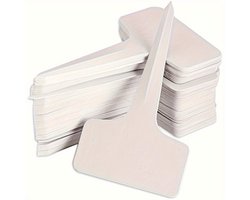 Livé® Plant labels T-Type 50 Stuks – Kunststof Tuinlabels Wit