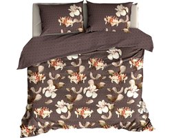 Livello Dekbedovertrek Iris Brown 1 persoons