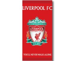 Liverpool FC YNWA - Strandlaken - 140 x 70 cm - Rood