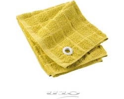 Livetti | Handdoekje | Handdoek | 50x50 | Geel