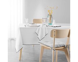 Livetti Tafel Kleed Table Cloth Table Cover 140x240cm Mistraline Wit