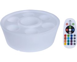 Livin' Drijvende LED Spa Bar – Whirlpools – Drijvend Dienblad – Spa Drankenhouder – Hottub Accessoires - Spa Drankhouder - Drijvende Bar - Geschikt voor Jacuzzi, Spa’s en Zwembaden - 16 Kleuren