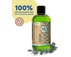 LIVIN' Spa & Bad Geur Eucalyptus - Whirlpools - Hottub Geuren - Spa & Bad Geuren - Spa & Bad Geur Eucalyptus - Op Alcoholische Basis - Tast Waterkwaliteit Niet Aan - Spa Aroma - Hoge Concentraat - Geschikt voor Jacuzzi, Bad en Hottub - 250ML - Groen
