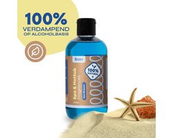 LIVIN' Spa & Bad Geur Sea Breaze - Whirlpools - Hottub Geuren - Spa & Bad Geuren - Spa & Bad Geur Sea Breaze - Op Alcoholische Basis - Tast Waterkwaliteit Niet Aan - Spa Aroma - Hoge Concentraat - Geschikt voor Jacuzzi, Bad en Hottub - 250ML - Blauw