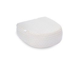 LIVIN' Spa Zitje - Whirlpools - Spa Kussen - Spa Zitkussen - Spa Zitverhoger - Badkussen - Badkussens voor in Bad - Hottub Accessoires - Geschikt voor Spa, Jacuzzi, Hottub - Erg Zacht & Comfortabel - Uitwasbaar - Blijft op Bodem - 38x30x12 CM - Beige