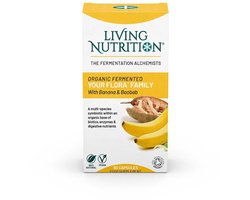 Living Nutrition / Family Gefermenteerde Baobab & Banaan Capsules – Bio 60 stuks