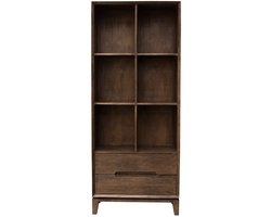 Livingfurn - Boekenkast - Cortez 83 cm - Bruin
