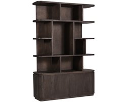 Livingfurn - Boekenkast Rivano Basalt - 45x145x215cm