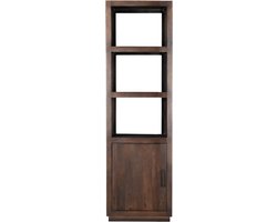 Livingfurn - Boekenkasten Jaxx Brown 60cm - Mangohout