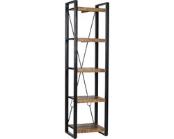 Livingfurn - Boekenkasten Nairobi 200cm - Mangohout